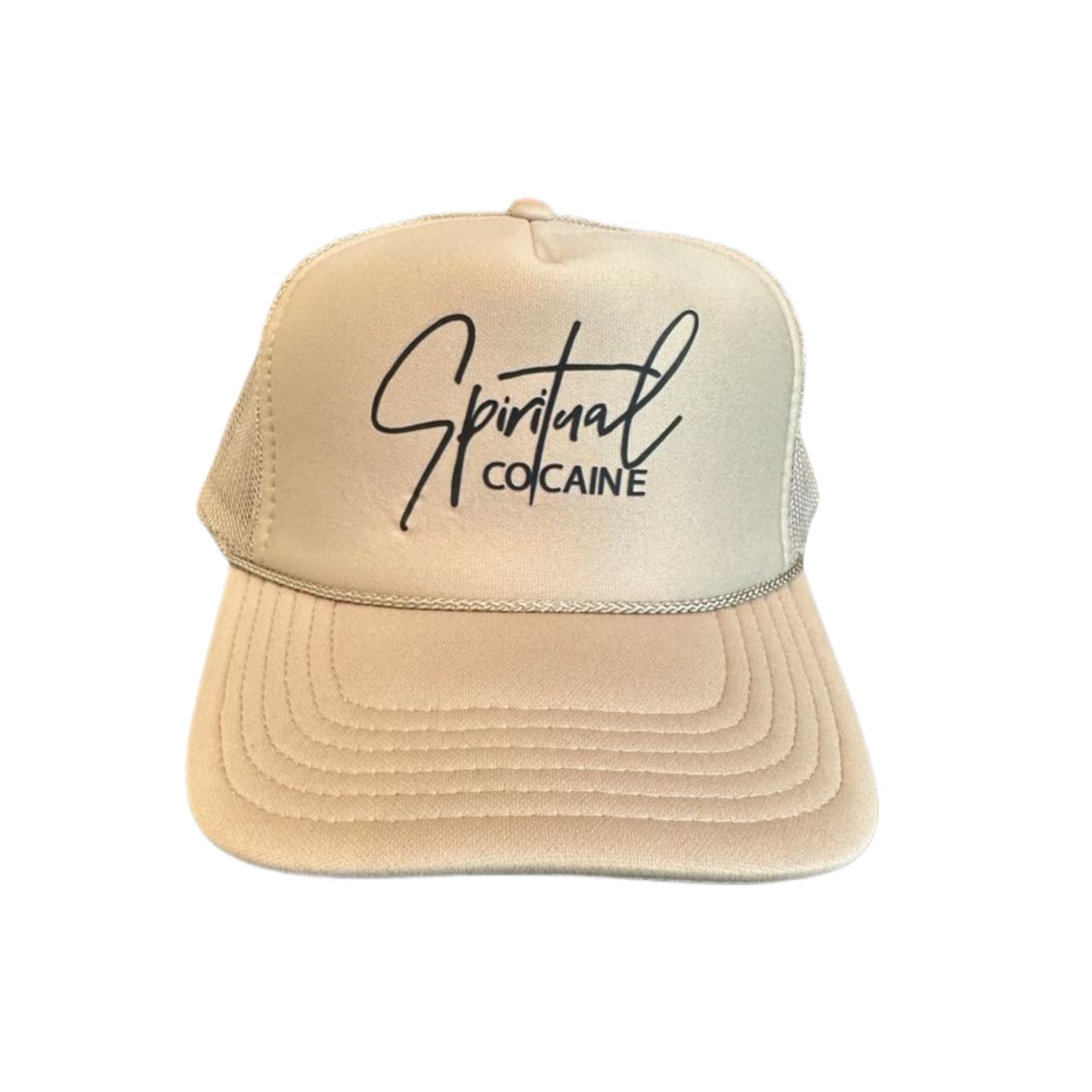 Spiritual Cocaine Foam Cream Trucker Hat