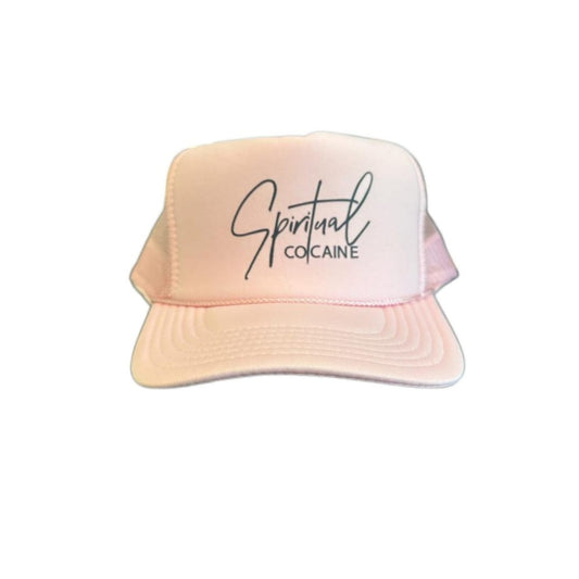 Spiritual Cocaine Foam Pink Trucker Hat